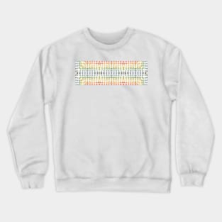 Rainbow Paint Blobs Crewneck Sweatshirt